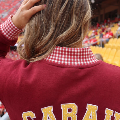 Build Your Own Team — Custom Appliqué Gingham Mockneck