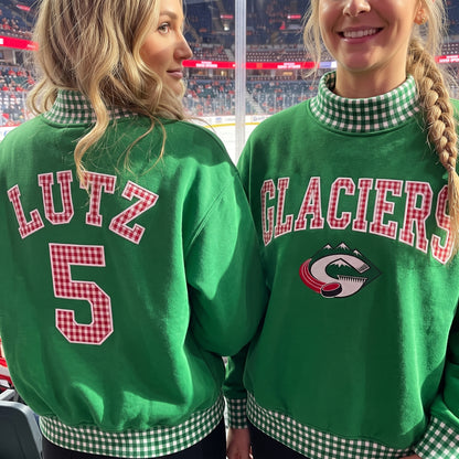 Build Your Own Team — Custom Appliqué Gingham Mockneck